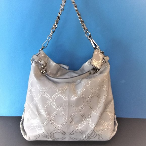 Coach Brooke Gray Shoulder Bag 15003 - Picture 4 of 16